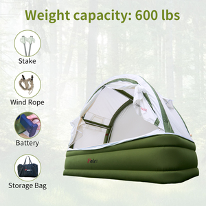 Lit de camping gonflable pour l'extérieur <span class=keywords><strong>Tente</strong></span> de lit d'extérieur Tissu Oxford imperméable pour le camping <span class=keywords><strong>Tente</strong></span> imperméable hors sol - Product Image 4