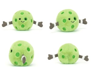 Peluche Jelly Cat Pickleball Édition Limitée Ultra-Douce Remplissage en Coton PP Mignonne et Confortable pour les Grilles - Product Image 2