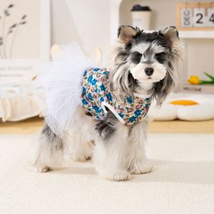 Robe tutu à imprimé floral pour <span class=keywords><strong>chien</strong></span> avec anneau en D, adorable robe <span class=keywords><strong>de</strong></span> princesse pour petits chiens et chats, vêtements d'été pour animaux <span class=keywords><strong>de</strong></span> <span class=keywords><strong>compagnie</strong></span>, jupe pour <span class=keywords><strong>petit</strong></span> <span class=keywords><strong>chien</strong></span> - Product Image 5