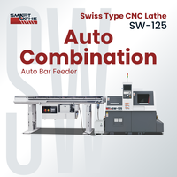 Torno CNC de Tipo Suizo con Control CNC Avanzado para una Programación Fácil y Confiable