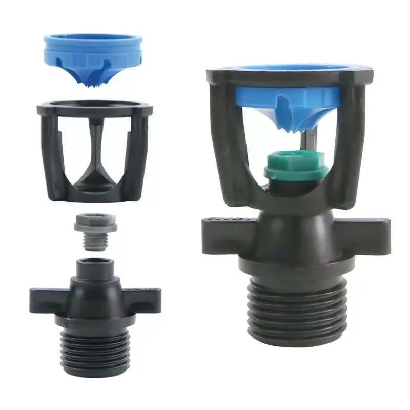 Buse wobbler de jardin M 1/2 "Mini arroseur mâle pivotant pour serre et système d'irrigation agricole