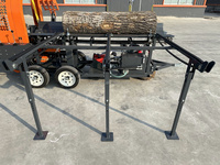 Fendeuse de bûches processeur de bois de chauffage diesel RIMA avec table à chaîne de bûches