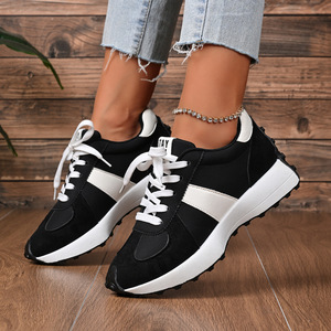 QLFashion moda Torre scarpe donna primavera e autunno nuova spessa Sole retrò comodo <span class=keywords><strong>Forrest</strong></span> <span class=keywords><strong>Gump</strong></span> accentuato Casual Sne 231 - Product Image 3