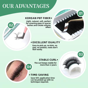 Vente en gros <span class=keywords><strong>de</strong></span> plateaux à <span class=keywords><strong>cils</strong></span> individuels en soie Extensions <span class=keywords><strong>de</strong></span> <span class=keywords><strong>cils</strong></span> en cachemire noir mat foncé pour l'amélioration des <span class=keywords><strong>cils</strong></span> - Product Image 4