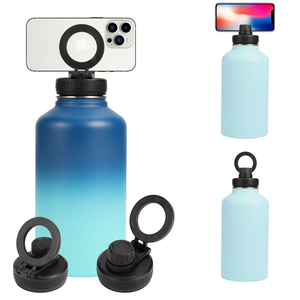 Bouteille isotherme en acier inoxydable de 128 oz avec design original et bec verseur facile, idéale pour le camping, pour boissons chaudes ou froides - Product Image 3
