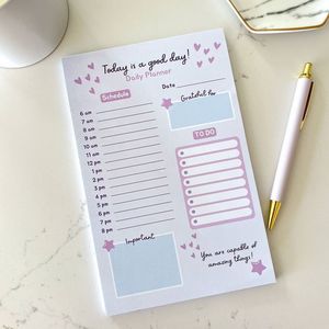 4x6 Zoll Notitieblok A6 Notepad benutzer definierte Haft notizen Schreiben Sie Ihre Notizen quadratische Notiz blöcke - Product Image 6