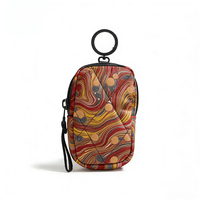 Porte-monnaie matelassé mini personnalisé en sublimation, haute qualité, mignon, pour pièces de monnaie, avec fermeture éclair en nylon pour rouge à lèvres