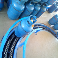 Machine de remplissage de bouteilles de gaz semi-automatique multifonction haute précision pour station GPL, avec pompe à moteur antidéflagrante et emballage en cartons en bois