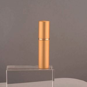 OEM 10ml Glass Aluminum Multi Color Cylindrical Perfume Spray <b>Bottle</b> Refillable Screen Printing <b>Reed</b> <b>Diffuser</b> Pump Sprayer MOQ - Product Image 1