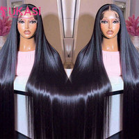 Perruques indiennes naturelles en cheveux humains bruts 13x6 13x4, perruques frontales en dentelle sans colle HD entièrement transparentes pour femmes noires
