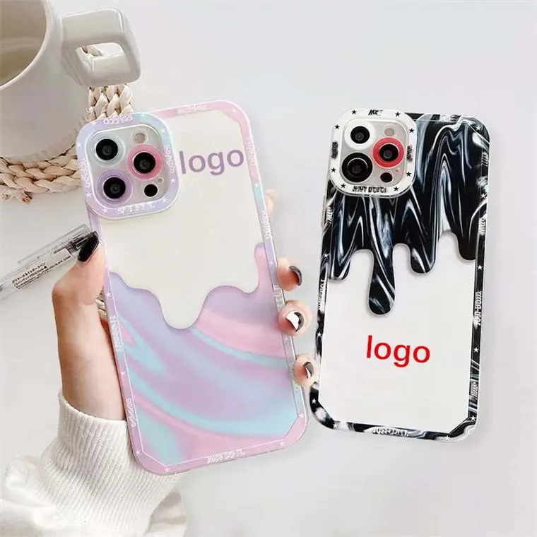 Cartoon Cell Cute Matte Square Heart Wallet Shower Blank Waterproof Silicone Clear Custom Phone Case For Iphone 13 Pro Max