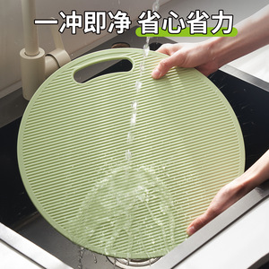 Tapis à raviolis rond 47 cm antiadhésif de qualité alimentaire pour usage domestique, plateau de placement couleur unie - Product Image 5