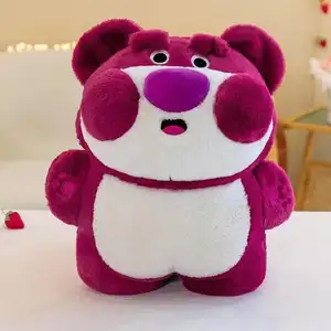 AIFEI TOY fraise ours poupée en peluche jouet fille oreiller dormir avec mignon cadeau d'anniversaire étreinte