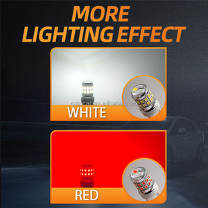 Jiachi P27/7W W27/7W 3157หลอดไฟ LED S25 T20 1156 T25 1157 7443ไฟเบรคท้ายรถถอยหลังสำหรับอุปกรณ์ตกแต่งรถยนต์ - Product Image 3