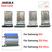 Bandeja de Tarjeta SIM para Teléfono Móvil al por Mayor para Samsung S25 Plus S25 Ultra, Soporte para Bandeja de Tarjeta SIM Dual, Ranura para Tarjeta Micro, Bandeja Flexible