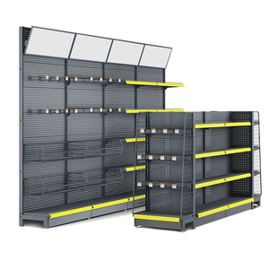 Custom Supermarket Shelves Store Display Shelves For Retail Store Shelf Metal Display Racks For Shop