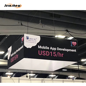 Équipement <span class=keywords><strong>de</strong></span> salon professionnel suspendu, personnalisé, en aluminium, forme incurvée, imprimé par sublimation thermique, durable, léger et portable - Product Image 6