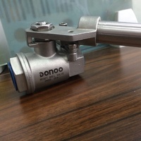 Robinet à bille à retour automatique en acier inoxydable de haute qualité