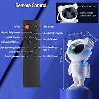 Projecteur d'étoiles LED moderne Space Buddy pour astronaute Veilleuse Projecteur Télécommande Minuterie Plastique pour usage résidentiel