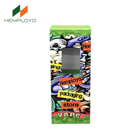 Boîtes à cartouches d'huile en carton avec tiroir coulissant, impression UV personnalisée, boîte en carton pour cartouches d'huile 1g 2g, emballage de cartouches d'huile à l'épreuve des enfants avec fenêtre