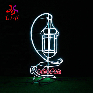 Extérieur étanche IP 65 led blanc chaud <span class=keywords><strong>maison</strong></span> décor eid ramadan musulman décoration ornements motif lumière - Product Image 4