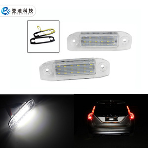 Luz LED para matrícula P2C-45, carcasa transparente, luz blanca, distancia entre orificios de 177 mm, tipo empotrado, para Volvo S80 40 60 V50 60 70 - Product Image 5