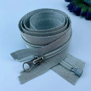 Tùy biến bền sử dụng màu sắc khác nhau Băng răng màu thay đổi cuộn Dây <span class=keywords><strong>nylon</strong></span> dây kéo kéo puller 3m trượt No.5 Bạc May - Product Image 1