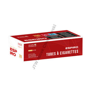 Filtro de longitud completa de 15mm con precio al por mayor 200 piezas por caja Tubos de cigarrillos Servicio a granel disponible - Product Image 1