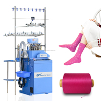 Machine à tricoter les chaussettes informatisée fabriquée en Chine avec moteur, respectueuse de l'environnement, certifiée CE, production de chaussettes en nylon