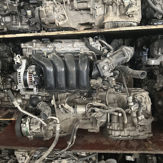 High Quality Original 1.6L for Toyota for Corolla for Yaris 1ZR Car Engine Assembly Wholesale with Gearbox Aluminum Material
