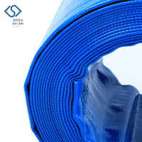 Tuyau d'irrigation agricole plat en PVC de 3 pouces, haute pression 2 bars, non toxique, flexible, anti-UV, épaisseur 1 mm, certifié ISO9001