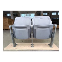 Chaise de stade extérieure au design moderne FoShan, siège en plastique pour spectateurs, chaise pour public pour écoles et hôpitaux, sièges fixes pour événements sportifs