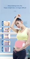 Ceinture de massage chauffante électrique vibrante sans fil NingdeCrius 2022 avec télécommande, pour amincissement abdominal, à base de tourmaline et aimants, pour le corps