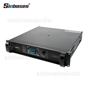 Nhà Máy Bán buôn PA hệ thống 2U màn hình cảm ứng DSP Analog/AES đầu vào lớn khuếch đại công suất được xây dựng trong Bộ vi xử lý cho loa siêu trầm - Product Image 2