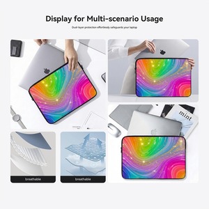 Funda Protectora Moderna <span class=keywords><strong>para</strong></span> Laptop de Poliéster, Funda Protectora Ligera y Portátil <span class=keywords><strong>para</strong></span> iPad, Informal, <span class=keywords><strong>para</strong></span> Laptops de 10 a <span class=keywords><strong>17</strong></span> <span class=keywords><strong>Pulgadas</strong></span>, Pedido Mínimo Uno - Product Image 6