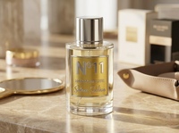 Étiquette métallique de luxe personnalisée en aluminium gaufré avec logo, adhésif 3M haut de gamme, autocollant doré métallique pour bouteille de parfum, plaque signalétique