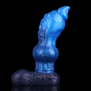 Monster Fantasy Animal Penis Big Knot <b>Dildo</b> with Dog Knots Thick Giant Knotted <b>Dildo</b> for G-spot Adult Sex Toys Men Women - Product Image 1