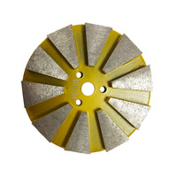 Disque abrasif multi-grains SUMO à 10 segments diamantés, liant métallique, pour béton, pour ponceuse ASL, usage universel, taille personnalisée