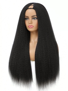 Perruque V-Part en <span class=keywords><strong>Cheveux</strong></span> Humains Pas Chère avec Clips, 100% <span class=keywords><strong>Cheveux</strong></span> Humains Brésiliens Vierges, Sans Tissage, Perruques V-Part Frisées Kinky en <span class=keywords><strong>Cheveux</strong></span> Humains - Product Image 2