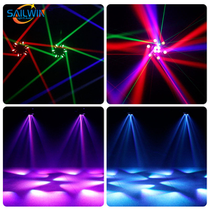 SAILWIN LED DJ Bee Eye Six bras Petit King Kong Stroboscope Tête mobile Faisceau Effet laser Lumière pour scène <span class=keywords><strong>Disco</strong></span> - Product Image 4