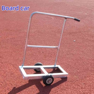 Carro de transporte pequeño con tabla de particiones, carro de empuje para conductor, carro de transporte de tablero de partículas cerámicas - Product Image 6