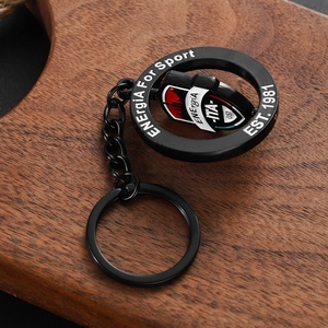 Porte-clés rotatif à 360 degrés Sport Factory Porte-clés en métal personnalisé Réversible 2d 3D Émail Logo Porte-clés Spinner - Product Image 4