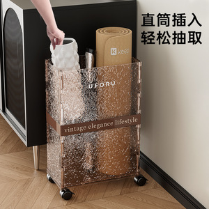 Support de rangement pour tapis de yoga Uforu avec roulettes, support mobile pour équipement de fitness pour usage domestique - Product Image 5