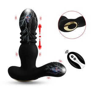 Massaggiatore Prostatico Maschile in Silicone con 10 Modalità, Plug Anale Riscaldato, Vibratore Anale, Giocattoli Sexy per Adulti, Vendita Diretta dalla Fabbrica SEXBAY - Product Image 2
