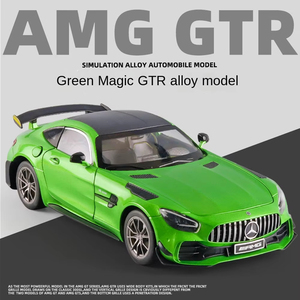 <span class=keywords><strong>1</strong></span>:<span class=keywords><strong>18</strong></span> scala Benz GTR metallo auto sportive Diecast giocattolo in lega di simulazione auto in lega modello di luce sonora Display Pullback - Product Image 2