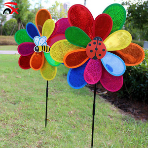 Großhandel Bestseller Große 38*70cm Plastik Doppelschichtige Pailletten-Insekten-Biene Kinderspielzeug für Außendekoration - Product Image 3