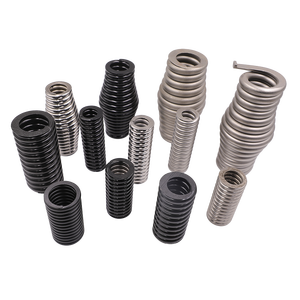 Ressort de compression de forme tambour de haute précision sur mesure, diamètre de fil 4,0-10,0 mm, finition noire/argentée, ressorts hélicoïdaux de qualité industrielle - Product Image 6