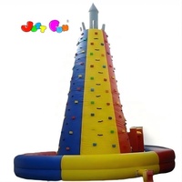 Jeux d'escalade personnalisés escalade de paroi rocheuse gonflable à vendre