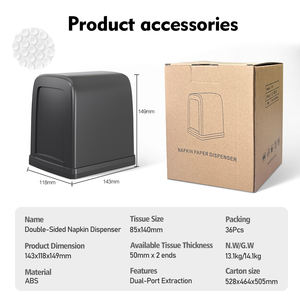 Support <span class=keywords><strong>de</strong></span> papier essuie-tout <span class=keywords><strong>en</strong></span> plastique ABS pour comptoir, distributeur <span class=keywords><strong>de</strong></span> mouchoirs à ressort, boîte <span class=keywords><strong>de</strong></span> rangement pour cuisine, salon et usage domestique – Offre Spéciale - Product Image 6