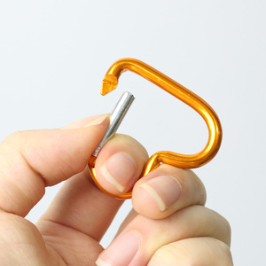 Mosquetones de Aleación con Forma de Corazón Personalizados, Juego de Mosquetones Bonitos y Ligeros para Camping, Senderismo, Viajes al Aire Libre, Accesorios para Mochilas - Product Image 6